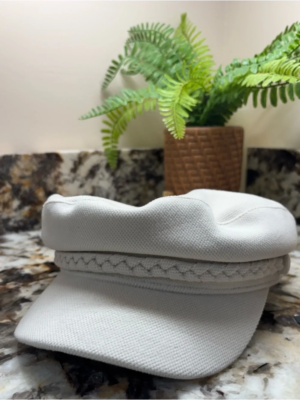 Time and Tru White Fisherman Cap - Picture 7 of 8